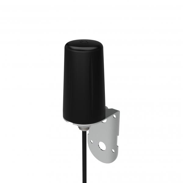 Panorama Antennas B4BE-6-60-5SP antenna di rete Antenna omnidirezionale SMA 5 dBi (BRACKET MOUNT ANTENNA - 617-960/1710-6000MHz, 5m, - SMA[m] B4BE-6-60-5SP, 5 dBi, 0.617 - 6 GHz, 50 O, MIMO direction