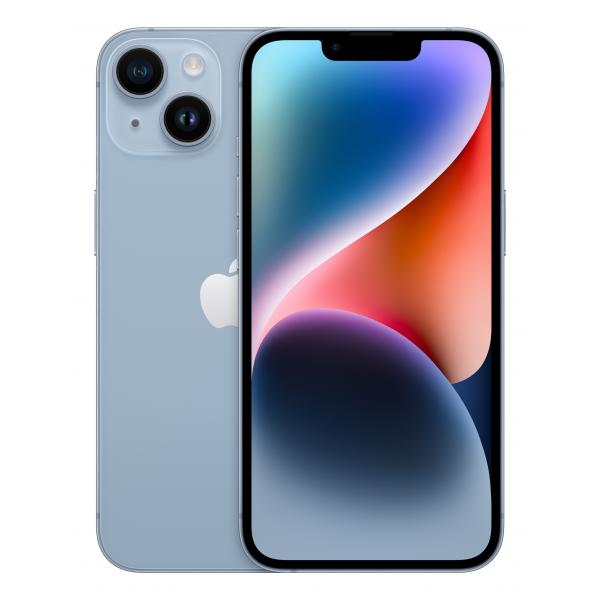 Apple iPhone 14 15,5 cm [6.1] Doppia SIM iOS 17 5G 512 GB Blu (IPHONE 14 BLUE - 5G 512GB A15 IOS15)
