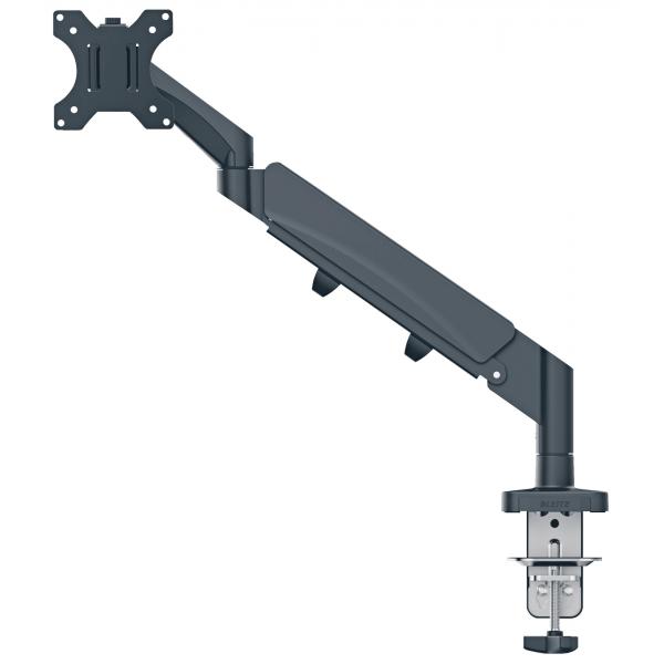 Leitz 64890089 Supporti a parete per TV 81,3 cm [32] Scrivania Grigio (Leitz Ergo Space Saving Single Monitor Arm)
