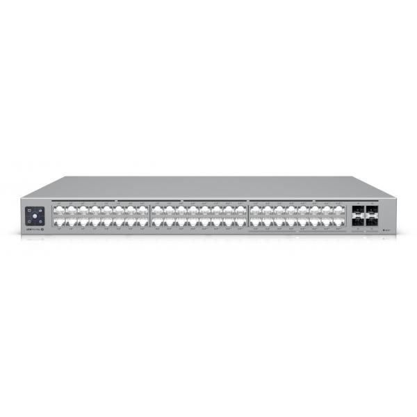 Ubiquiti UniFi Pro Max 48 PoE Gestito L3 Gigabit Ethernet [10/100/1000] Supporto Power over Ethernet [PoE] 1U Grigio (Ubiquiti A 48-port, Layer 3 Etherlighting switch)