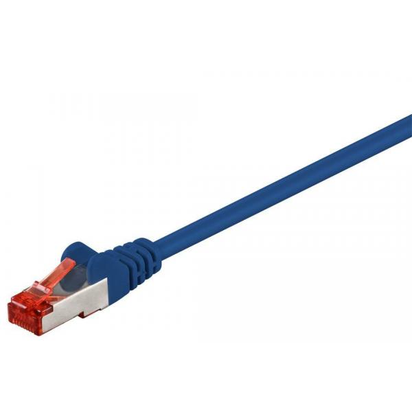 Microconnect SSTP625B cavo di rete Blu 25 m Cat6 S/FTP [S-STP] (S/FTP CAT6 25m Blue LSZH - PiMF [Pairs in metal foil] - 4x2xAWG 28, CU - Warranty: 300M)