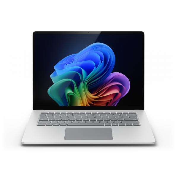 Microsoft Surface Laptop 7 Copilot+ PC Snapdragon Computer portatile 38,1 cm [15] Touch screen 16 GB LPDDR5x-SDRAM 512 GB SSD Wi-Fi 7 [802.11be] Windows 11 Pro Platino (Srfc Lpt 7 15 Eli/16/512 Plat)