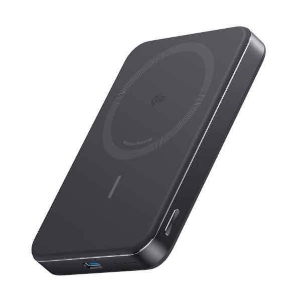 Anker A1664H11 batteria portatile 10000 mAh Carica wireless Nero (Anker MagGo Slim Powerbank [10.000mAh] black)