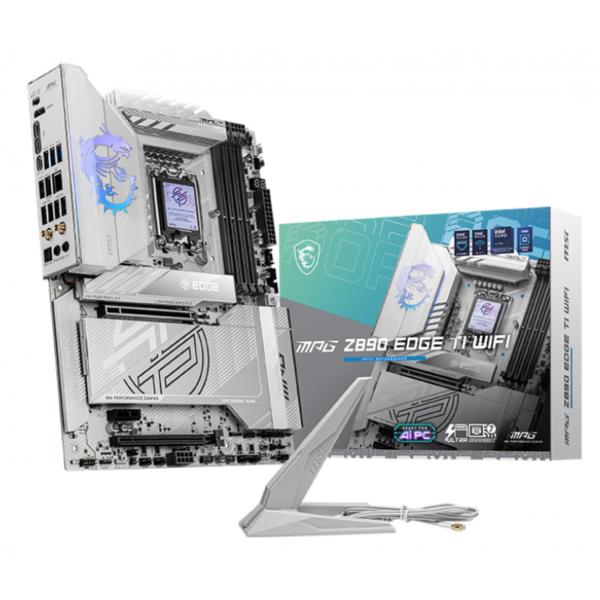 MSI MPG Z890 EDGE TI WIFI scheda madre Intel Z890 LGA 1851 [Socket V1] ATX (MSI - bundkort - LGA1700 sokkel)