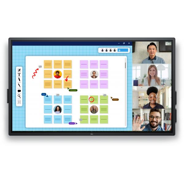 DELL P7525QT 189,2 cm [74.5] LCD 3840 x 2160 Pixel 4K Ultra HD (DELL PRO 75IN PLUS 4K TOUCH - MONITOR - P7525QT 3840 X 2160 8M)