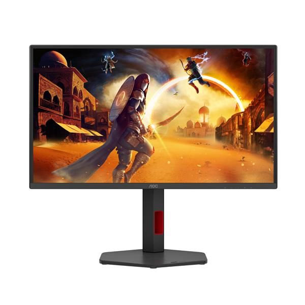 AOC G4 Q25G4SR Monitor PC 62,2 cm [24.5] 2560 x 1440 Pixel Quad HD LED Nero, Rosso (AOC Gaming Q25G4SR - LED monitor - gaming - 25 [24.5 viewable] - 2560 x 1440 QHD @ 300 Hz - IPS - 400 cd/m? - 1000: