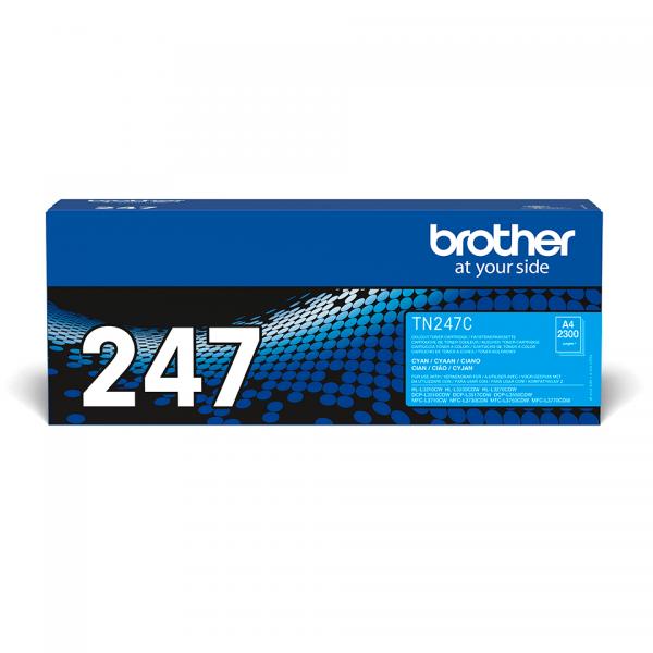 Brother TN-247C cartuccia toner 1 pz Originale Ciano (Toner Cartridge 1 Pc[S] - Original Cyan - Warranty: 12M)