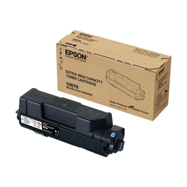 Epson Extra High Capacity Toner Cartridge Black (Epson S110078 - Capacit? extra-elevata - nero - originale - cartuccia toner - per WorkForce AL-M320DN, AL-M320DTN)