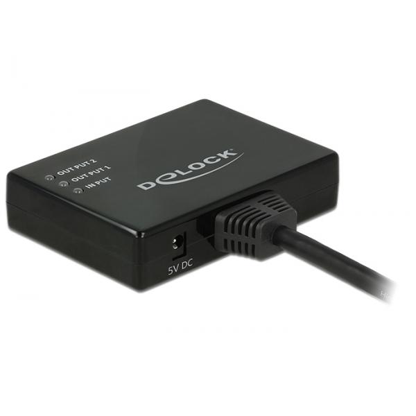 DeLOCK 87700 ripartitore video HDMI 2x HDMI (DeLock HDMI Splitter - video-/audios)