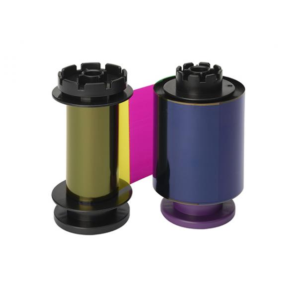 Evolis RT4F010EAA nastro per stampante Nero, Ciano, Magenta, Giallo (YMCK RT Color Ribbon. 500 - prints / roll for: Avansia, - up to 500 cards)