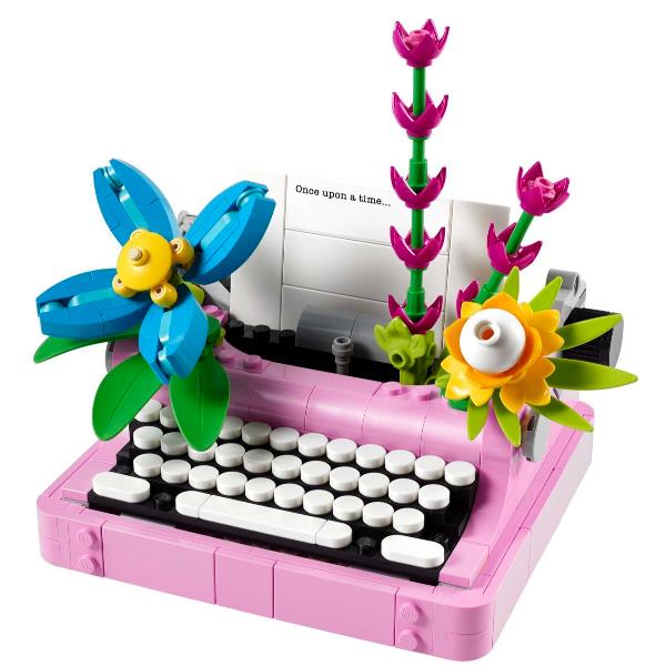 MACCHINA DA SCRIVERE CON FIORI - Image 3