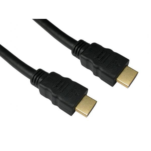 Cables Direct 20m HDMI m/m cavo HDMI HDMI tipo A [Standard] Nero (20m High Speed HDMI with Ethernet Cable)
