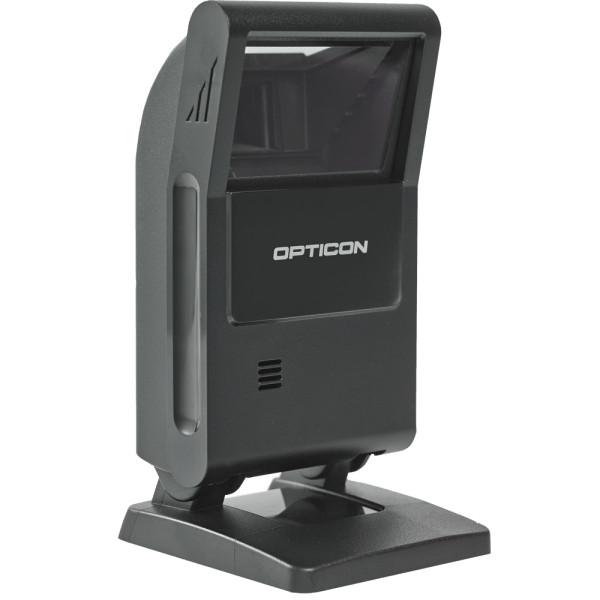 Opticon M10 Lettore di codici a barre fisso 2D CMOS Nero (M-10,2D CMOS Omnidirectional - presentation desktop - scanner,Manual/Auto-trigger,HID/VCP,USB cable,Black incl.: USB cable, for both - Warran