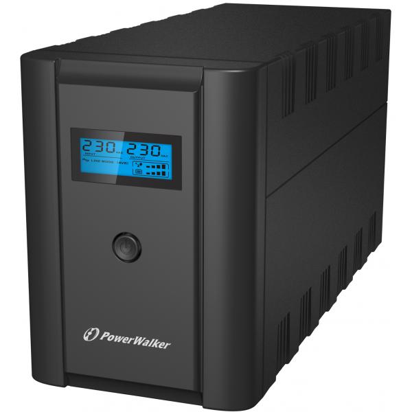 PowerWalker VI 2200 LCD/IEC gruppo di continuità [UPS] A linea interattiva 2,2 kVA 1200 W 6 presa[e] AC (VI 2200 SHL IEC UPS 2200VA/ - 1200W - Line-Interactive UPS with 6x IEC outlet - Warranty: 24M)
