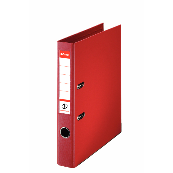 Esselte 811430 raccoglitore ad anelli A4 Rosso (Brevordner No1 Power PP A4 50mm r?d)
