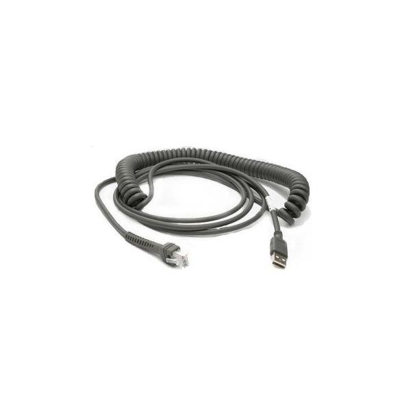 Motorola CBA-U09-C15ZAR cavo USB 4,57 m USB A Grigio (USB CBL SERIE A - 15FT COILED)