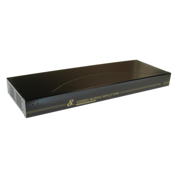 Cables Direct 8xVGA 3.5mm 450MHz VGA (8 Port Rack Mount VGA Splitter with Audio [450 MHz])