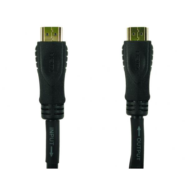 Cables Direct HDMI 40m cavo HDMI HDMI tipo A [Standard] Nero (40m Active High Speed with Ethernet HDMI cable - 1080P)