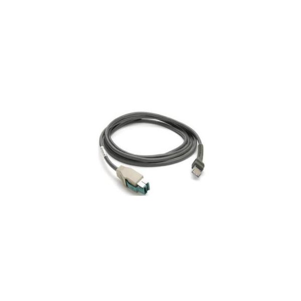 Zebra CBA-U23-S07ZBR lettero codici a barre e accessori Cavo USB (CABLE SHIELDED USB:POWER PLUS - CONNECTOR 7FT 2M STRAIGHT 12V)