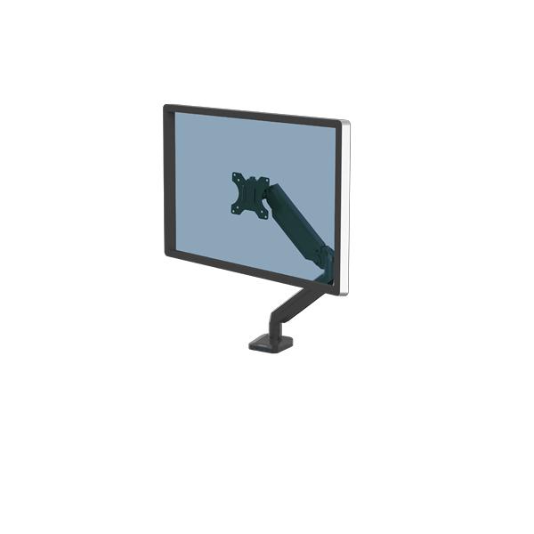 Fellowes Platinum Series 8043301 Supporti a parete per TV 101,6 cm [40] Scrivania Nero (Platinum Series Single Monitor Arm Black)