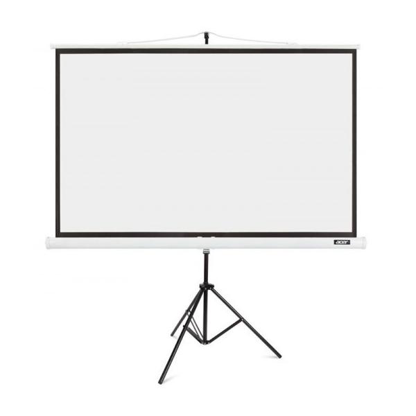Acer T87-S01MW schermo per proiettore 2,21 m [87] 4:3 (T87-S01MW STATIV SCREEN - T87-S01MW, Manual, 2.21 m - [87], 174 cm, 130 cm, 4:3, White - Warranty: 12M)