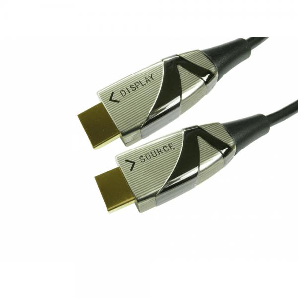 Cables Direct NLHDMI-AOC050 cavo HDMI Nero (50m Active Optical HDMI Cable â?? 18Gbps, 4k @60Hz)
