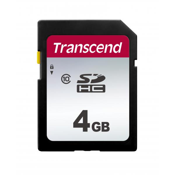 Transcend SDHC 300S 4GB NAND Classe 10 (Sd Card Sdhc 300S 4Gb - Warranty: 12M)