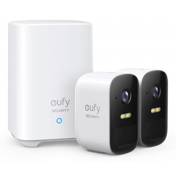 Anker T88313D2 telecamera di sorveglianza Interno e esterno Scatola Parete (Eufy eufyCam 2C Netv?rksoverv?gningska)