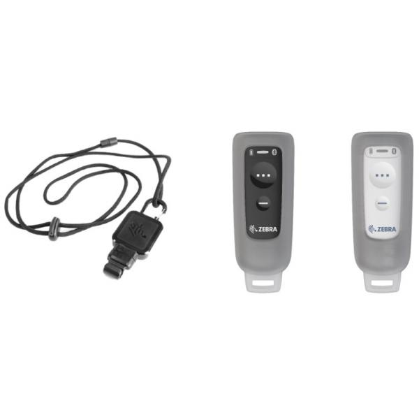 Zebra LNYD-000060W-04 lettero codici a barre e accessori Lanyard (LANYARD RETRACTOR SILICON - SLEEVE CS6080 CORDLESS BLK)