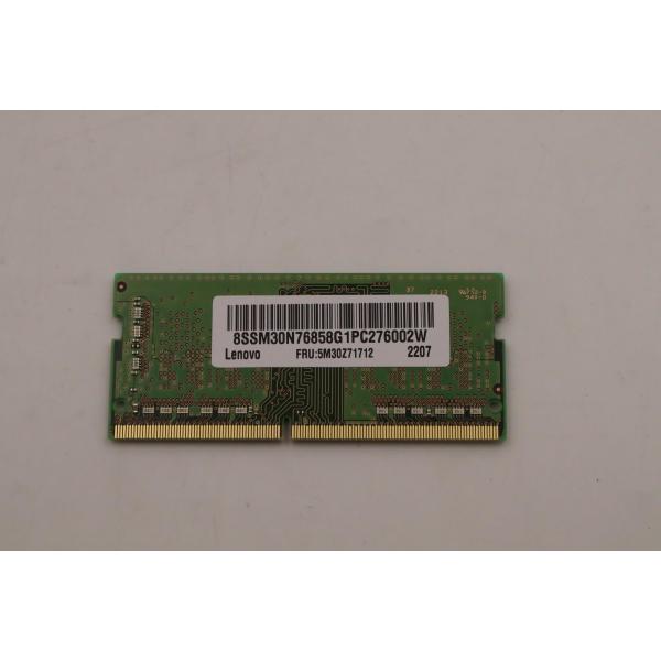 Lenovo 5M30Z71712 memoria 8 GB 1 x 8 GB DDR4 260-pin SO-DIMM (MEMORY SODIMM,8GB, - DDR4,3200,Samsung - Warranty: 3M)