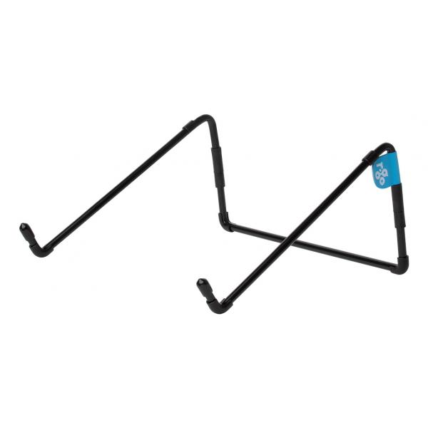 R-Go Tools Supporto per laptop R-Go Steel Travel, ergonomico e pieghevole, adatto per laptop da 10-22 pollici, nero (R-GO STEEL TRAVEL LAPTOP STAND - BLACK)