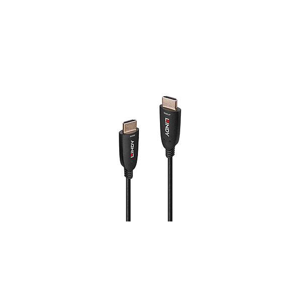 Lindy 38511 cavo HDMI 15 m HDMI tipo A [Standard] Nero (15M FIBRE-OPTIC-HYBRID - HDMI 8K6 KABEL)