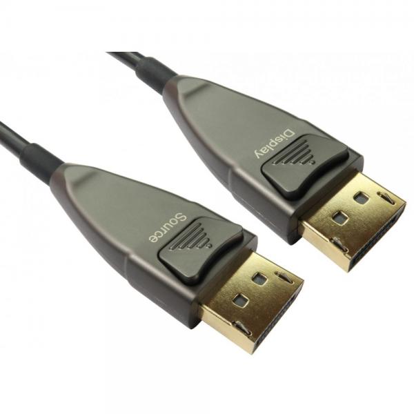 Cables Direct AOCDP2-110 cavo DisplayPort 10 m Nero (10m DisplayPort 2.0 Active Optical Cable)