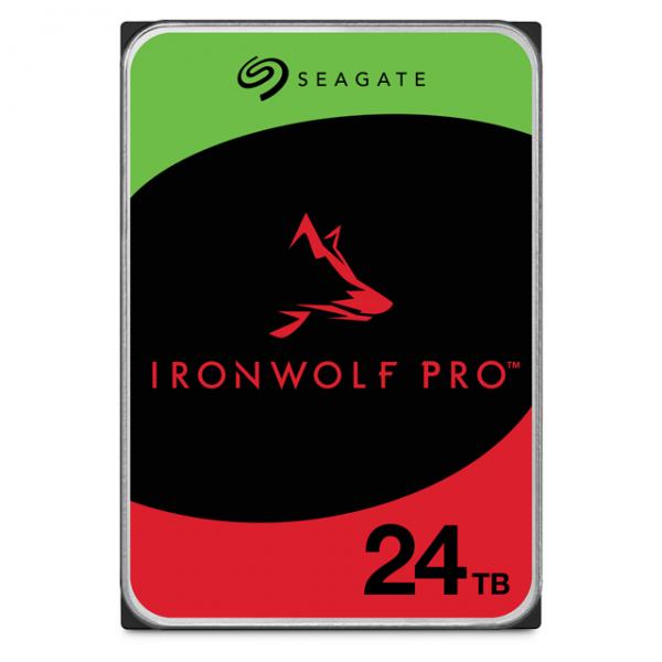 Seagate IronWolf Pro ST24000NT002 disco rigido interno 24 TB 7200 Giri/min 512 MB 3.5 Serial ATA III (IronWolf Pro - Hard drive 24 - TB internal 3.5 SATA 6Gb/s - 7200 rpm buffer: 512 MB with 3 years