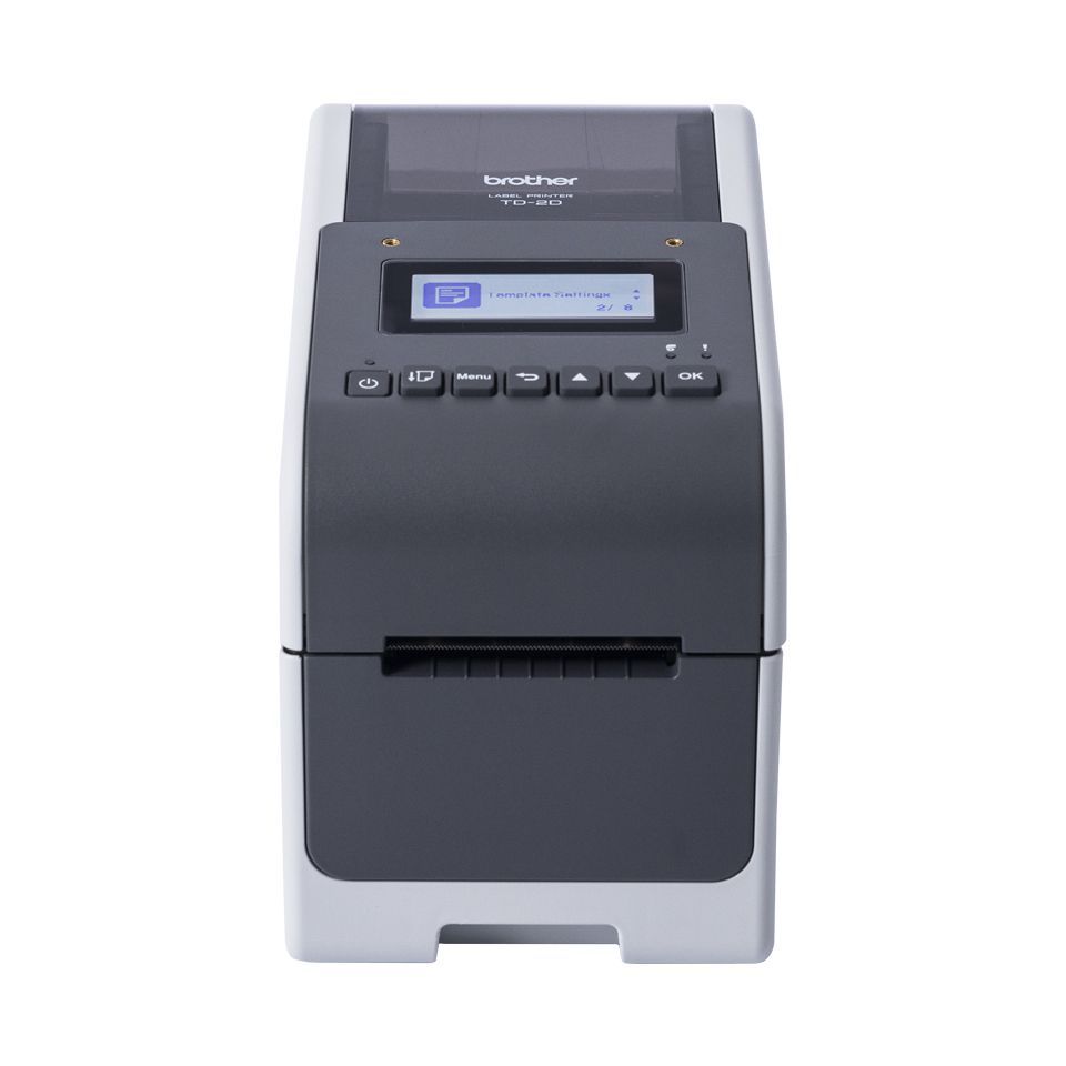 Brother TD-2350D203 stampante per etichette [CD] Termica diretta 203 x 203 DPI 152 mm/s Con cavo e senza cavo Collegamento ethernet LAN Wi-Fi Bluetooth (2INCH 203DPI DESKTOP PRINTER - [USB/LAN/BATTER