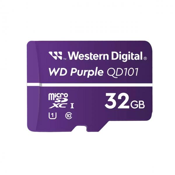 Western Digital WD Purple SC QD101 32 GB MicroSDHC Classe 10 (Wd Purple Sc Qd101 32 Gb - Microsdhc Class 10 - Warranty: 12M)