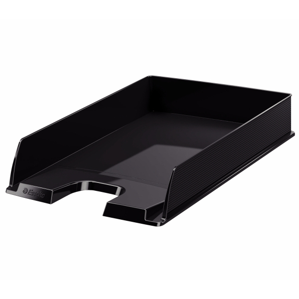 Esselte 623605 vassoio da scrivania Plastica Nero (Letter Tr. Europost Blk)
