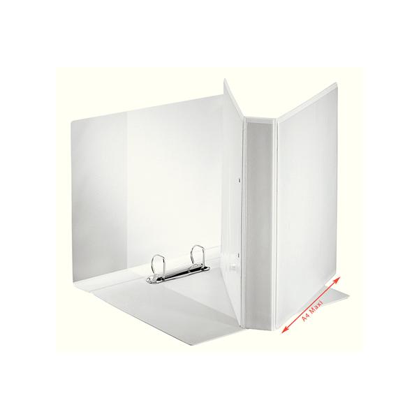 Esselte 55219 raccoglitore ad anelli A4+ Bianco (Panorama A4 2DR/30mm 3 Fick)