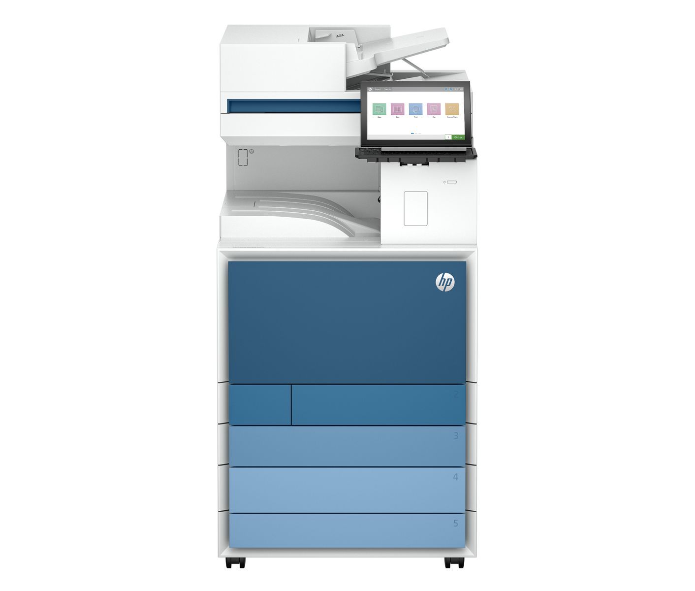 HP LaserJet Enterprise 8801z Multifunction Colore Stampante, Solo Ethernet; fronte/retro; fotocopiatrice, scanner (HP CLR LSRJET EP FLW MFP 8801Z PRNTR)