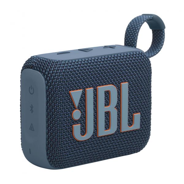 JBL Go 4, Sistema audio portatile waterproof e dustproof, Blu (JBL GO 4 Lautsprecher blau)