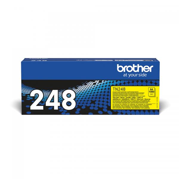 Brother TN-248Y cartuccia toner 1 pz Originale Giallo (Toner Cartridge 1 Pc[S] - Original Yellow - Warranty: 12M)