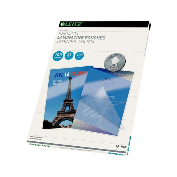 Esselte 74870000 pellicola per plastificatrice 100 pz (Leitz - 100 - A3 - laminerings poser)