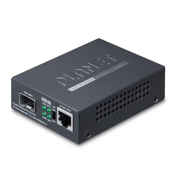 PLANET GT805A convertitore multimediale di rete 1000 Mbit/s 0 nm Modalità multipla Nero (MCon Gb SFP)