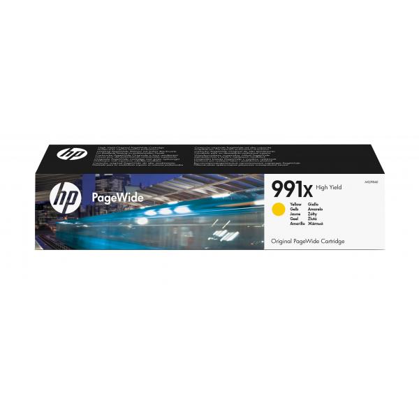 HP Cartuccia originale giallo ad alta capacità 991X PageWide (OEM HP M0J98AE 991X Ink cart yellow 16K for HP PageWide 77740 77750 Pro MFP 772)