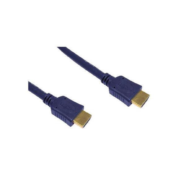 Cables Direct NL2HD-115 cavo HDMI 15 m HDMI tipo A [Standard] Blu (15m High Speed with Ethernet OFC HDMI Cable)