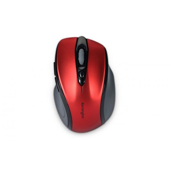 Kensington Mouse wireless Pro Fit di medie dimensioni - rosso rubino (PRO FIT WIRELESS RUBY RED MOUSE)