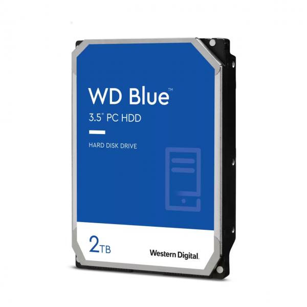 Western Digital Blue disco rigido interno 2 TB 7200 Giri/min 256 MB 3.5 SATA (WD Blue WD20EZBX - 2TB - SATA 6 Gb/s)