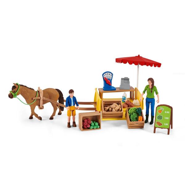 schleich FARM WORLD 42528 set da gioco (Schleich Farm World - Sunny Day Mobile)