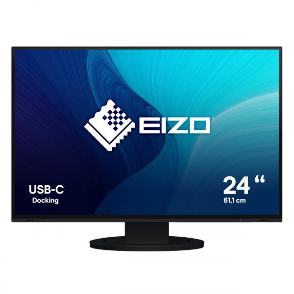 EIZO FlexScan EV2485-BK Monitor PC 61,2 cm [24.1] 1920 x 1200 Pixel WUXGA LCD Nero (EIZO FlexScan EV2485-BK - LED-Sk?rm 24)