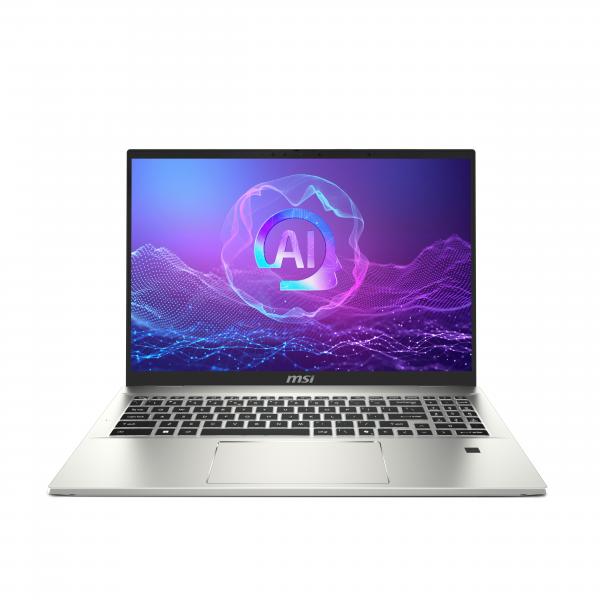 MSI Prestige A16 AI+ A3HMG-028UK AMD Ryzen AI 9 365 Computer portatile 40,6 cm [16] Quad HD+ 32 GB LPDDR5x-SDRAM 1 TB SSD Wi-Fi 7 [802.11be] Windows 11 Home Argento (Prestige A16 AI+ A3HMG-028UK) - V